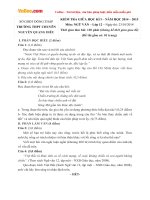 Đề thi giữa học kì 1 môn Ngữ văn lớp 12 trường THPT Chuyên Nguyễn Quang Diêu, Đồng Tháp năm học 2014 - 2015