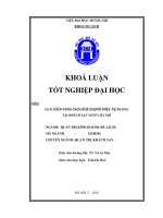 Giải pháp nâng cao chất lượng phục vụ buồng tại khách sạn nesta hà nội 
