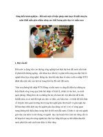 Sáng kiến kinh nghiệm – đổi mới một số biện pháp sinh hoạt tổ khối chuyên môn khối mẫu giáo nhằm nâng cao chất lượng giáo dục trẻ mầm non 