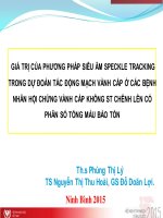Dự đoán tắc động mạch vành