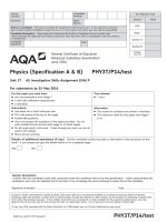 AQA PHY3T p14 TEST JUN14 