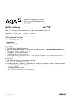 AQA ANTH2 QP JUN14 
