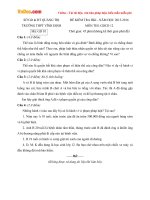 Đề thi học kì 1 môn GDCD lớp 12 trường THPT Vĩnh Định, Quảng Trị năm học 2015 - 2016