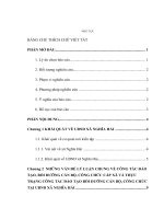 Thực trạng và giải pháp nâng cao hiệu quả công tác đào tạo và bồi dưỡng cán bộ ,công chức tại UBND xã Nghĩa Hải huyện Nghĩa Hưng tỉnh Nam Định