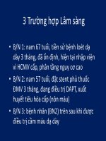 3 Trường Hợp Lâm Sàng
