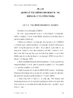 Tài liệu hướng dẫn về công tác nghiên cứu khoa học phần II   đoàn văn bình 