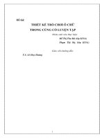 Thiết kế trò chơi ô chữ trong củng cố luyện tập 