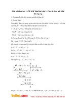 Giải bài tập trang 31, 32 SGK Toán lớp 8 tập 1: Chia đa thức một biến đã sắp xếp