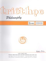 Tạp chí triết học số 3 (142), tháng 3   2003 