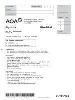 AQA PHYA52AR QP JUN15 