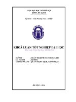 Thực trạng và giải pháp nâng cao việc quản lý chất lượng dịch vụ nhà hàng brasserie le pavillon tại khách sạn mercure la gare hà nội 