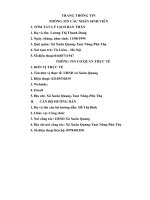 THỰC TRẠNG GIẢI QUYẾT THỦ TỤC HÀNH CHÍNH Ở UBND XÃ XUÂN QUANG