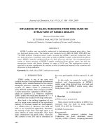 4648 16671 1 PB báo khoa học về sản xuất zeolit và vật liêu mqtb