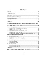 Luận văn thế giới nghệ thuật trong thơ của Ý Nhi