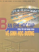 Bàn ghế học tập   yếu tố cơ bản của vệ sinh học đường phần 1   NXB giáo dục 