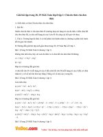 Giải bài tập trang 28, 29 SGK Toán lớp 8 tập 1: Chia đa thức cho đơn thức