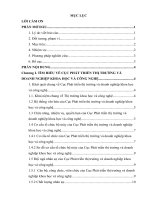 Thực trạng tổ chức bộ máy và cơ chế phối hợp trong hoạt động tại Cục Phát triển thị trường và doanh nghiệp khoa học và công nghệ