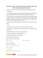 Giải bài tập trang 22, 23 SGK Toán lớp 8 tập 1: Phân tích đa thức thành nhân tử bằng phương pháp nhóm hạng tử