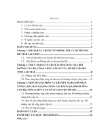 Hoàn thiện tổ chức bộ máy quản lý và phát triển nguồn nhân lực ở Công ty cổ phần cấp nước Sơn Tây