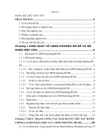 Công tác giải quyết thủ tục hành chính tại Bộ phận “một cửa” UBND phường Bồ Đề