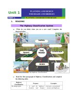 Bài giảng Tiếng Anh Chuyên ngành giao thông Đại học Công Nghệ GTVT (UTT)Unit 1part1