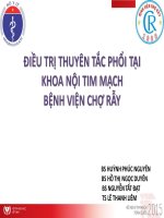 Điều Trị Thuyên Tắc Phổi Tại Khoa Nội Tim Mạch Bệnh Viện Chợ Rẫy