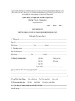 Mẫu đơn đăng ký chứng nhận cơ sở an toàn dịch bệnh động vật