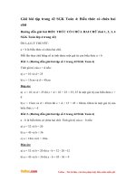 Giải bài tập trang 42 SGK Toán 4: Biểu thức có chứa hai chữ