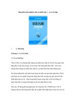 Sáng kiến kinh nghiệm môn tự nhiên lớp 1 – cơ sở lý luận 