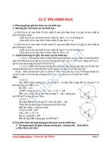 Hình học lớp 9 chuyên đề cực trị 