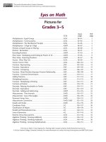 Giáo trình dạy toán cho bé cực hay 1eyes on math   picture for grade 3 5