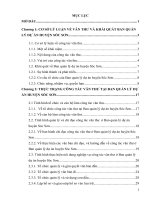 Tiếu luận PP nghiên cứu khoa học: Công tác văn thư Ban quản lý dự án huyện Sóc Sơn