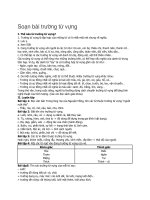 Soạn bài trường từ vựng 