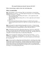 Đề cương bồi dưỡng học sinh giỏi môn vật lý lớp 9 năm học 2012 2013 