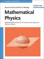 Bruce r  kusse, erik a  westwig mathematical physics applied mathematics for scientists and engineers