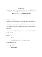 Các kí hiệu ghi trường độ của âm thanh 