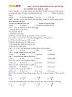 Bài tập trắc nghiệm thể tích khối đa diện (Có đáp án)