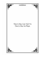Tâm lý học lứa tuổi và tâm lý học sư phạm