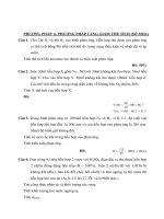 Phương pháp tăng giảm thể tích (số mol) 