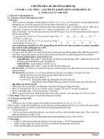 Tài liệu ôn thi THPTQG Sinh học Full cực hay