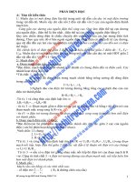 Đề cương ôn tập học sinh giỏi tỉnh môn vật lý lớp 9 