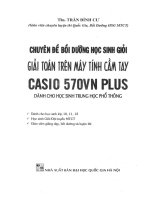 Chuyên đề bồi dưỡng học sinh giỏi giải toán trên máy tính cầm tay