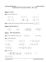 Đề cương ôn tập hk2 toán 6 năm 2011 2012 