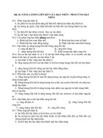 NĂNG LƯỢNG LIÊN kết của hạt NHÂN   PHẢN ỨNG hạt NHÂN