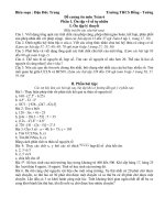 Đề cương ôn tập hè môn toán lớp 6 