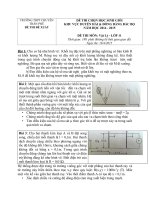 ĐỀ THI HỌC SINH GIỎI Li 11 hai phong