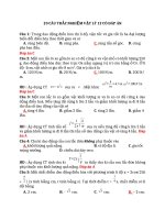 20 câu TRẮC NGHIỆM vật lý 12 có đáp án