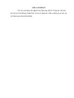 Báo cáo nghiên cứu khoa học : Công tác văn thư – lưu trữ tại văn phòng chính phủ