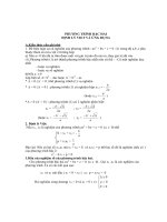 Phương trình bậc hai định lý viet và ứng dụng 