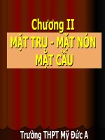 Bài giảng Hình học 12 chương 2 bài 1: Khái niệm về mặt tròn xoay